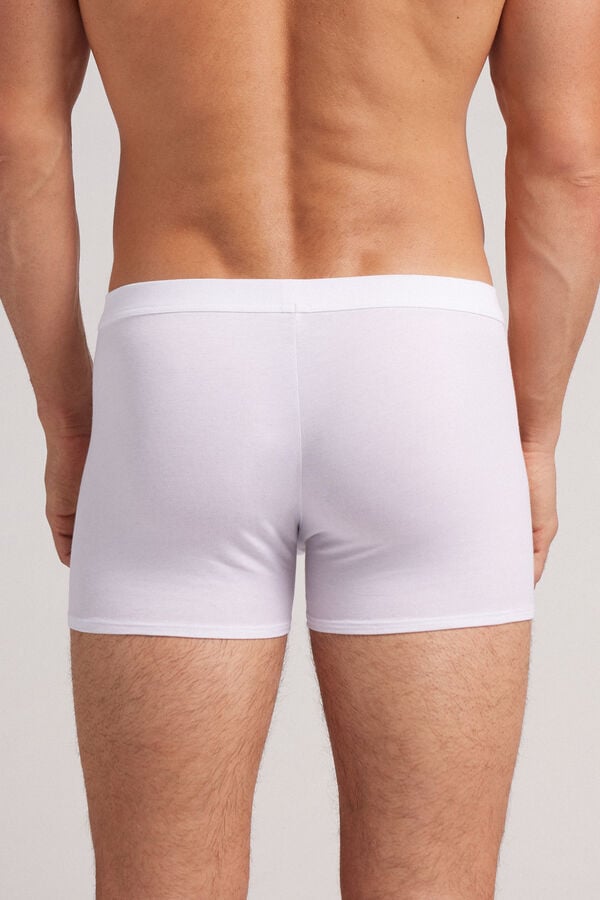 White Intimissimi Natural Fresh Cotton Men Boxer | KJUpfmn1