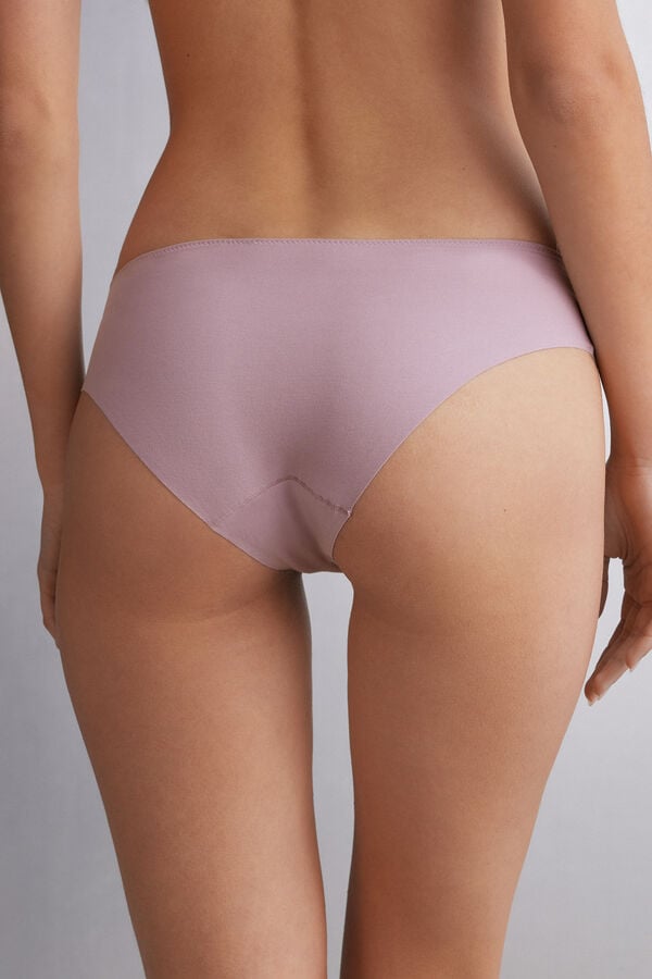 White Intimissimi Pretty Flowers Seamless Cotton Women Panties | RktS9N0T