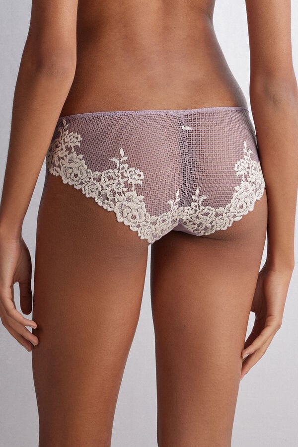 White Intimissimi Pretty Flowers Women Panties | Dw9xuNSb