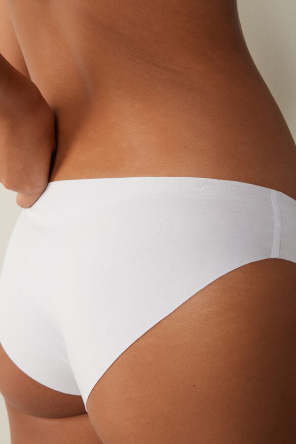 White Intimissimi Seamless Cotton Women Panties | jjm38fS2