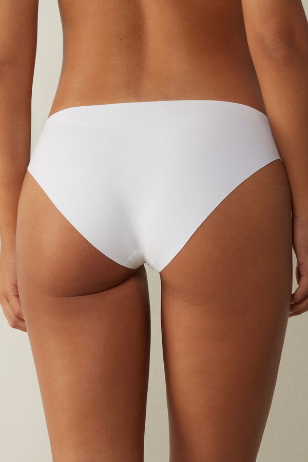 White Intimissimi Seamless Cotton Women Panties | jjm38fS2