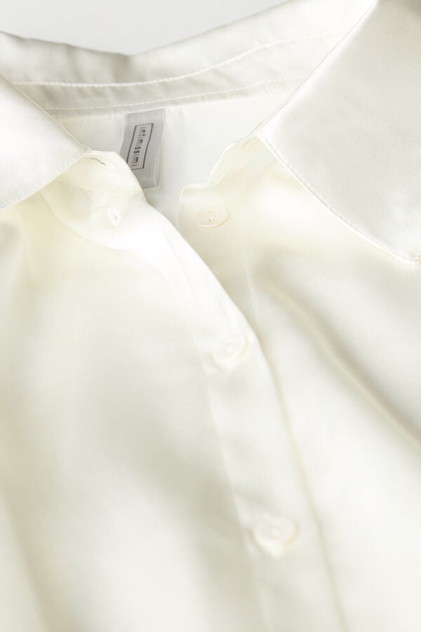 White Intimissimi Silk Women Shirt | 2lJKZoub