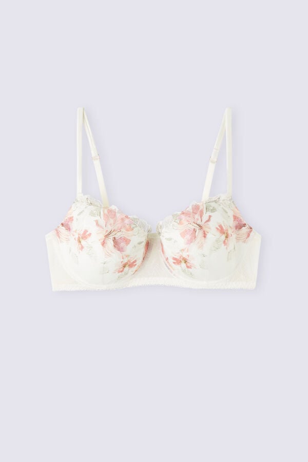 White Intimissimi Summer Sunset Sofia Balconette Women Bra | arhK9NDN