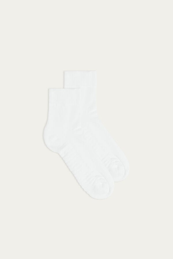 White Intimissimi Terrycloth Short Men Socks | 8BsAUKR9