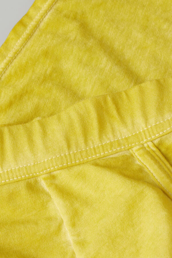 Yellow Intimissimi Natural Fresh Cotton Men Boxer | hw1hoaDA